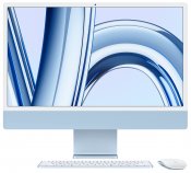 24-inch iMac with Retina 4.5K display: Apple M3 chip with 8‑core CPU and 10‑core GPU, 512GB SSD - Blue