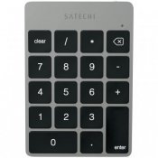 Satechi Slim Wireless Keypad - Uppladdningsbar Bluetooth-knappsats av aluminium